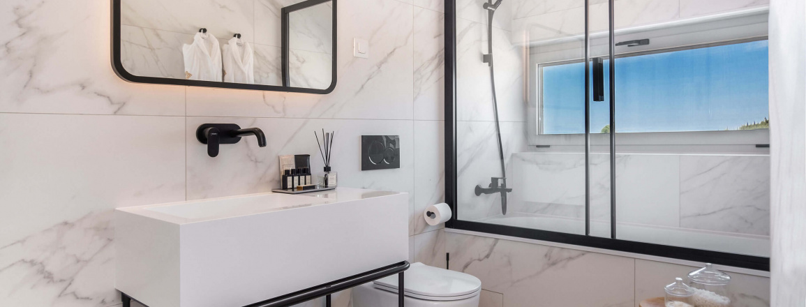 Plant Villas Novalja, Badezimmer